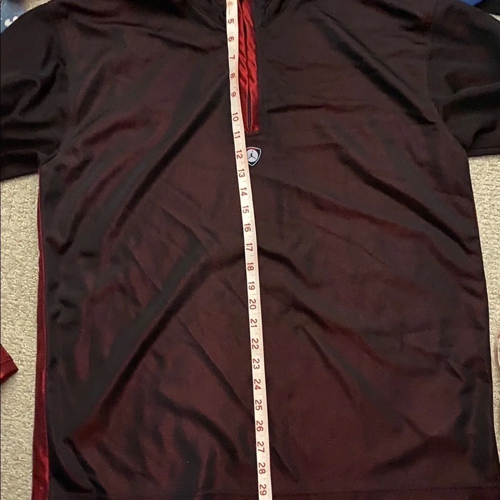 Air Jordan Pullover Light Jacket Satin Size Large
